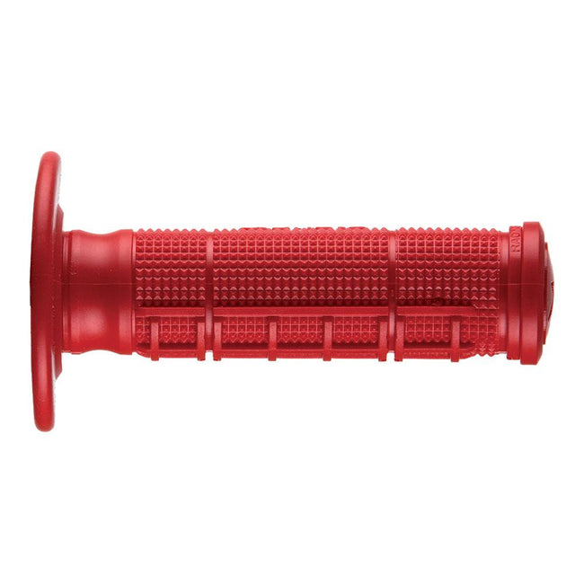ARIETE GRIPS - UNITY HALF WAFFLE - MX - ASP COMPOUND - RED - 115mm Closed End Main Image