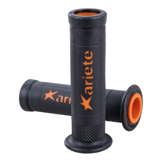 ARIETE GRIPS - ARIRAM - ROAD - SUPER SOFT COMPOUND - BLACK/ORANGE 120mm Open End Hover Image