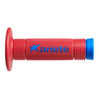 ARIETE GRIPS - VULCAN - OFF ROAD - DUAL COMPOUND - RED/BLUE - 115mm Closed End