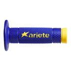 ARIETE GRIPS - VULCAN - OFF ROAD - DUAL COMPOUND - BLUE/YELLOW - 115mm Closed End