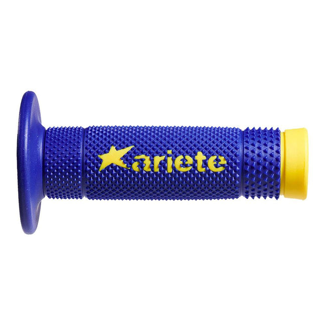 ARIETE GRIPS - VULCAN - OFF ROAD - DUAL COMPOUND - BLUE/YELLOW - 115mm Closed End Main Image