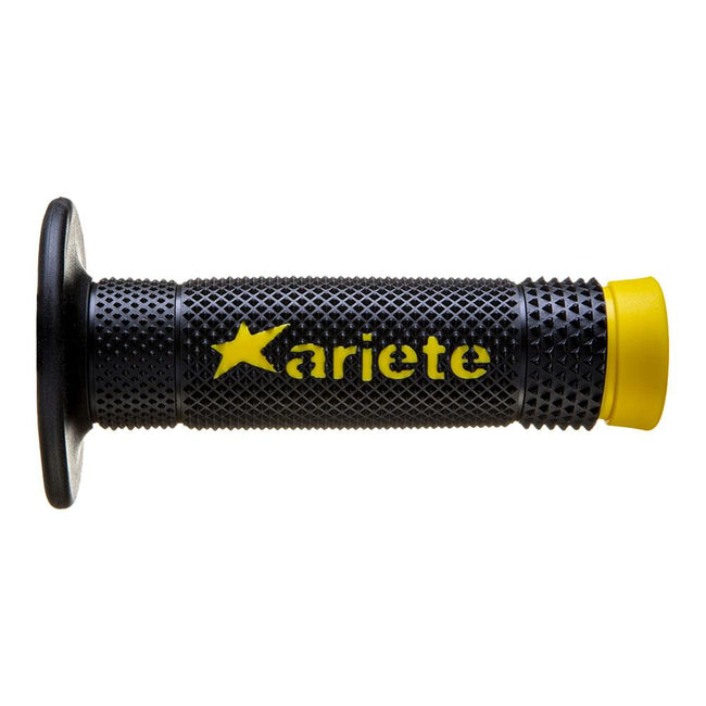ARIETE GRIPS - VULCAN - OFF ROAD - DUAL COMPOUND - BLACK/YELLOW - 115mm Closed End Main Image