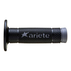 ARIETE GRIPS - VULCAN - OFF ROAD - DUAL COMPOUND - BLACK/GREY - 115mm Closed End