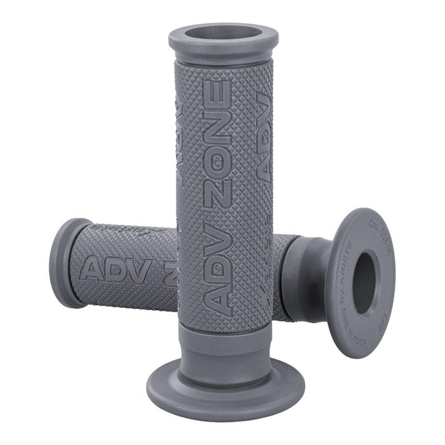 ARIETE GRIPS - ADV ZONE - ADVENTURE - MEDIUM/HARD COMPOUND - DARK GREY - 120mm Open End Hover Image
