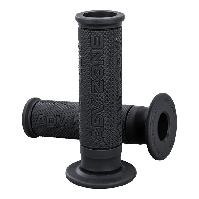 ARIETE GRIPS - ADV ZONE - ADVENTURE - SOFT COMPOUND - BLACK - 120mm Open End Hover Image