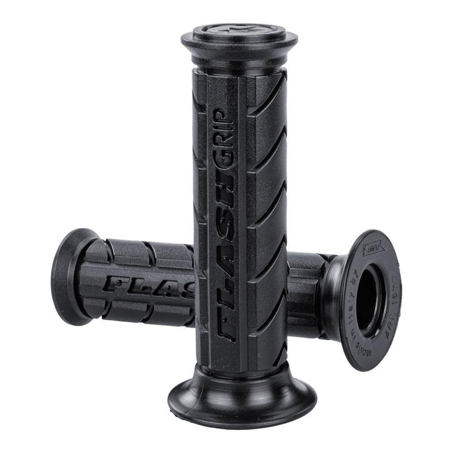 ARIETE GRIPS - FLASHGRIP - ROAD - ASP COMPOUND - BLACK - 120mm Closed End Hover Image
