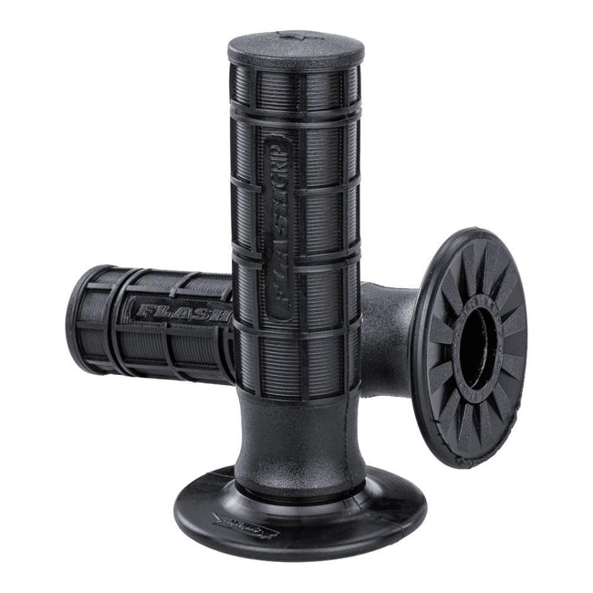 ARIETE GRIPS - FLASH - MX - ASP COMPOUND - BLACK - 120mm Closed End Hover Image
