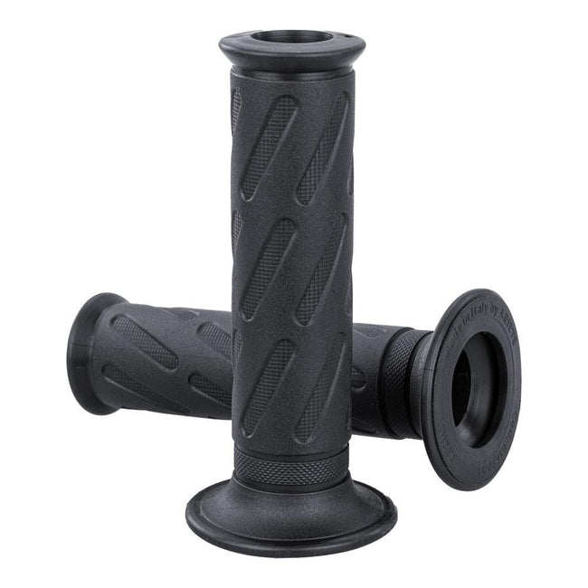 ARIETE GRIPS - SUZUKI STYLE - ROAD - SUPER SOFT COMPOUND - BLACK - 120mm Open End Hover Image