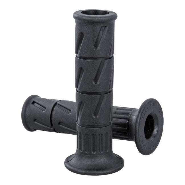 ARIETE GRIPS - KAWASAKI STYLE - ROAD - SUPER SOFT COMPOUND - BLACK - 120mm Open End Hover Image