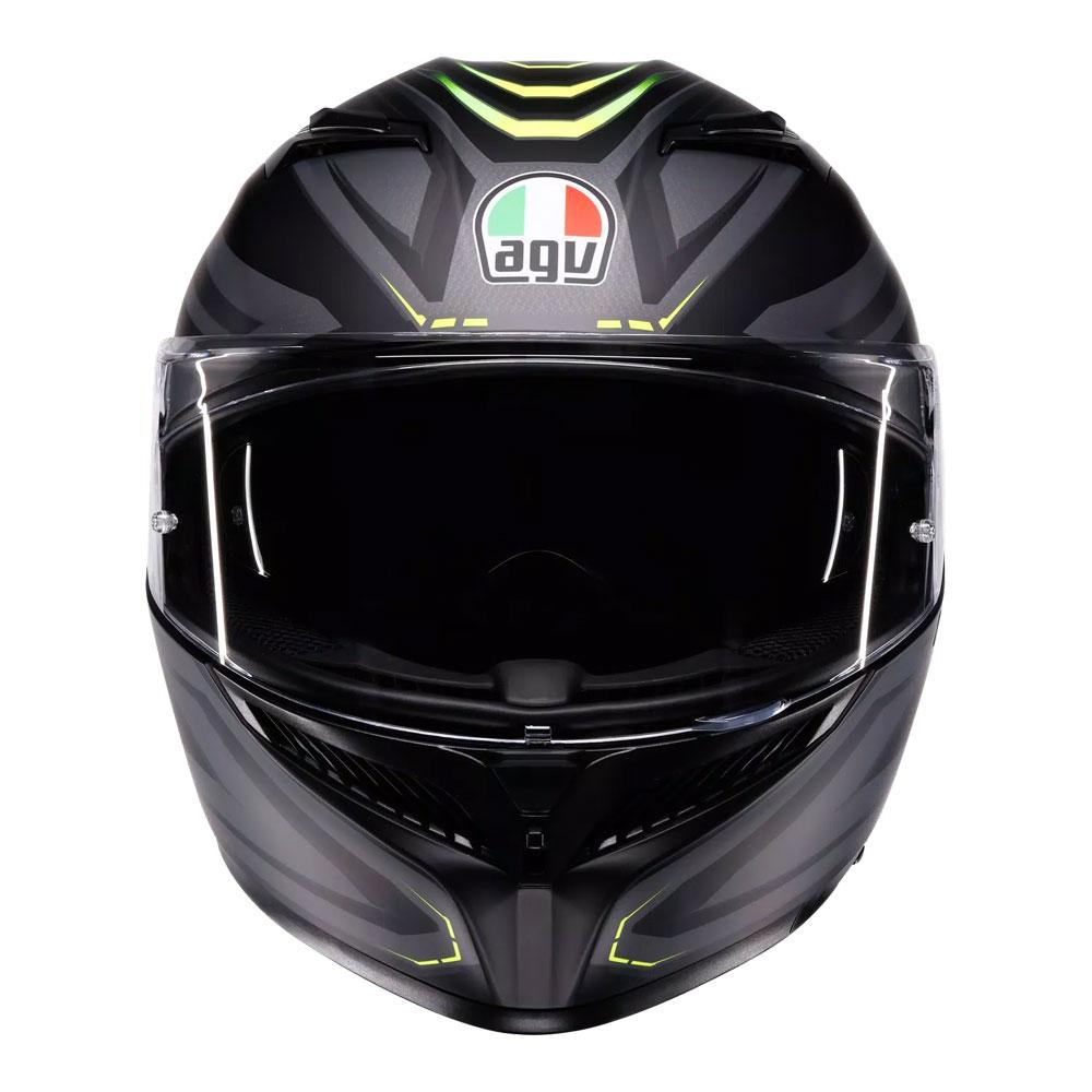 AGV K3 - SYTH MATT BLACK/YELLOW FLUO