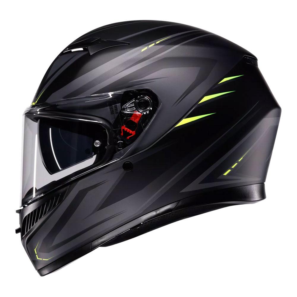 AGV K3 - SYTH MATT BLACK/YELLOW FLUO