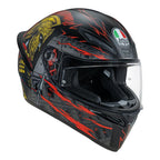 AGV K1 S - GLADIATOR MATT BLACK/GOLD/RED