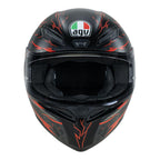AGV K1 S - GLADIATOR MATT BLACK/GOLD/RED