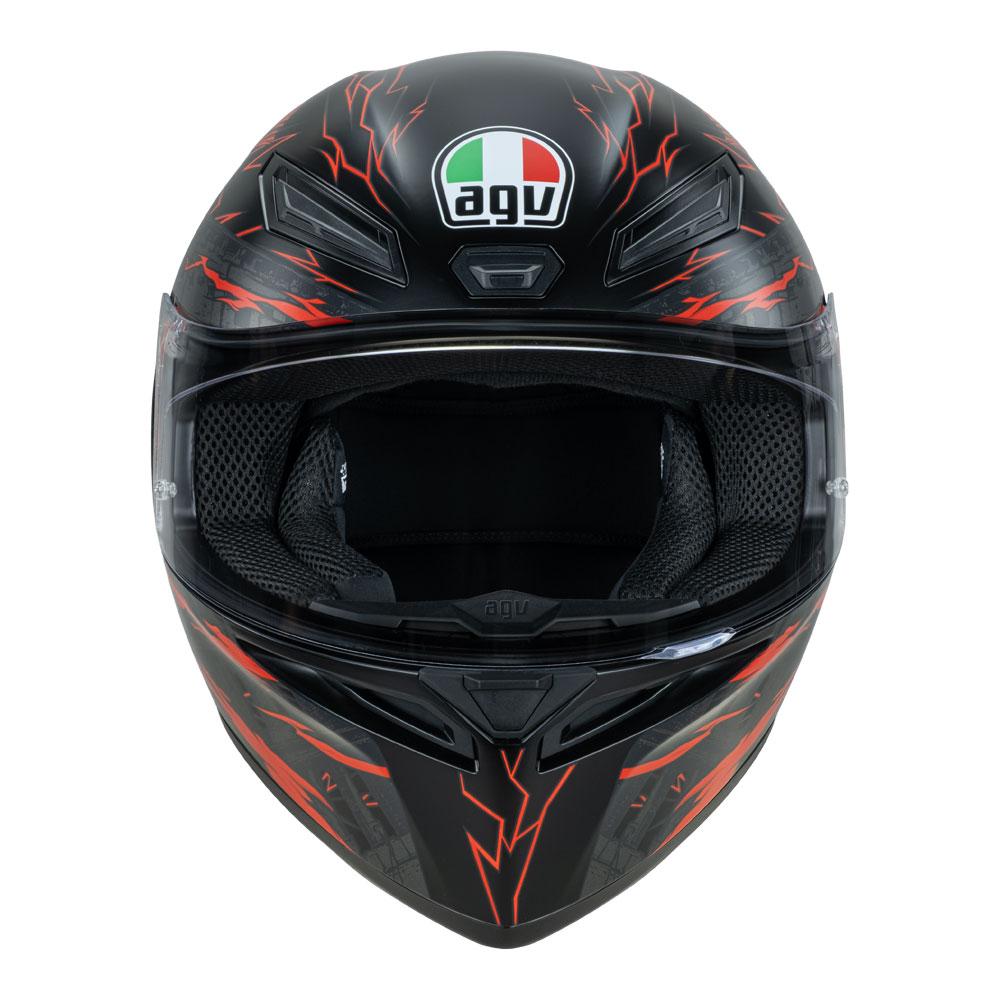 AGV K1 S - GLADIATOR MATT BLACK/GOLD/RED