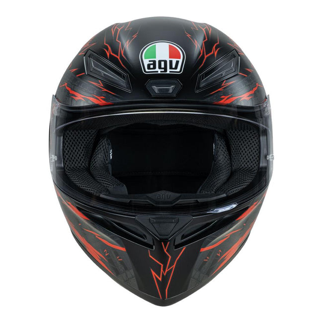 AGV K1 S - GLADIATOR MATT BLACK/GOLD/RED Main Image