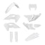 POLISPORT ENDURO KIT HUSQVARNA TE/FE 24- WHITE