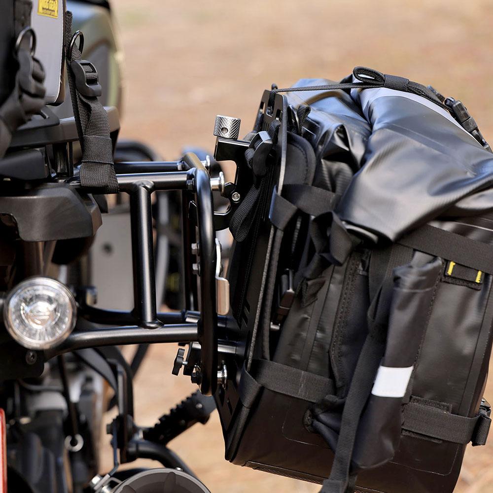Nelson-Rigg Rigg Gear Saddlebag Quick Release Plates (RG-QRP-FB) Flat Frame