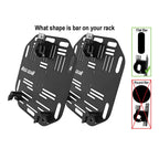 Nelson-Rigg Rigg Gear Saddlebag Quick Release Plates (RG-QRP-FB) Flat Frame