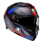 AGV K3 - STRIGA MATT BLACK/BLUE/RED