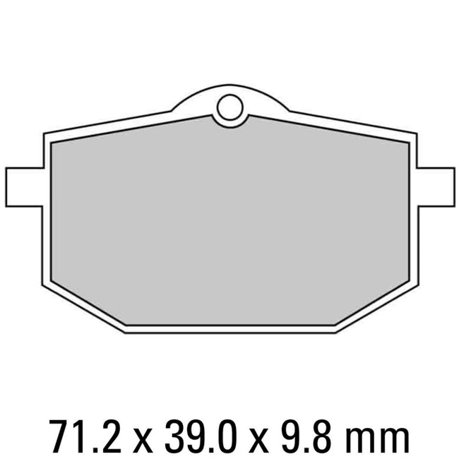 FERODO Disc Pad Set - FDB583 P Platinum Non Sintered Compound Hover Image