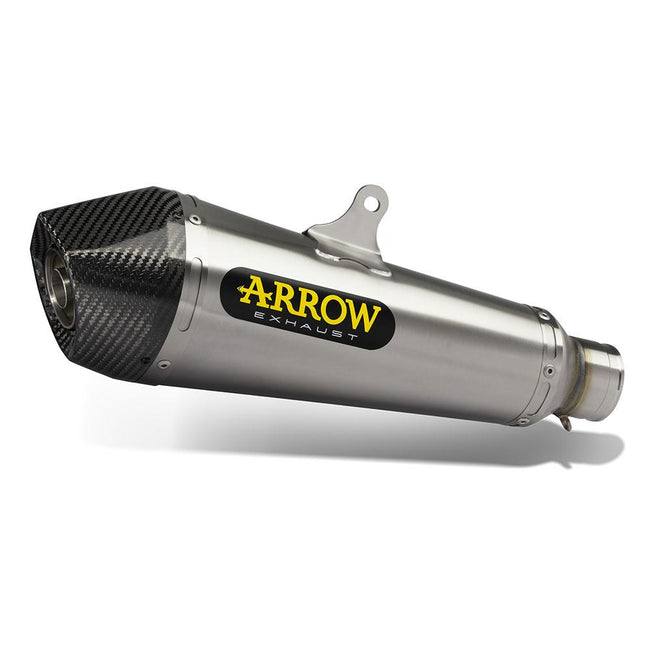ARROW 71801XKI Silencer - X-KONE Nichrom Silver with Carbon End Cap Hover Image