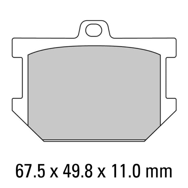 FERODO Disc Pad Set - FDB177 P Platinum Non Sintered Compound Hover Image