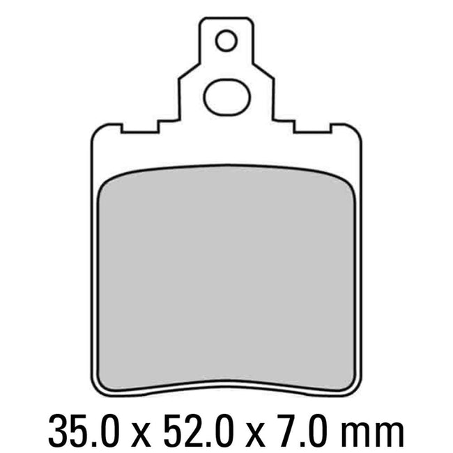 FERODO Disc Pad Set - FDB624 S Scooter Compound - Non Sintered Hover Image