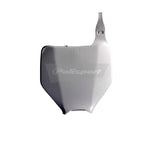POLISPORT FRONT NUMBER PLATE KX/KXF/RM-Z - WHITE
