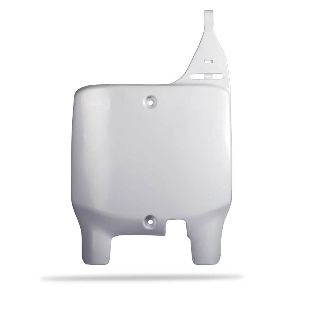 POLISPORT FRONT NUMBER PLATE SUZUKI RM125/250 99-00 - WHITE