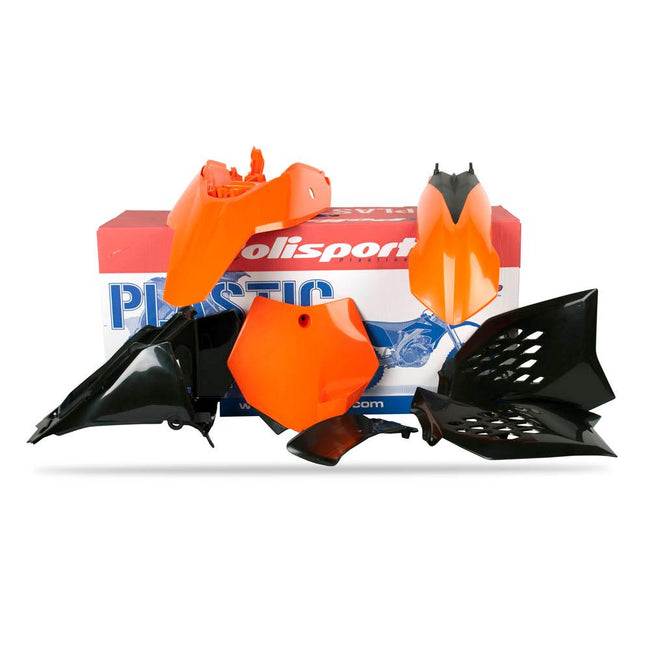 POLISPORT PLASTICS MX KIT KTM 65 SX 09-11 - OEM - INCLUDES AIRBOX AND SHOCK FLAP Main Image