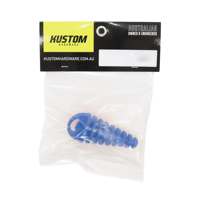 Kustom Hardware Exhaust Plug Rubber Blue - 35mm Main Image