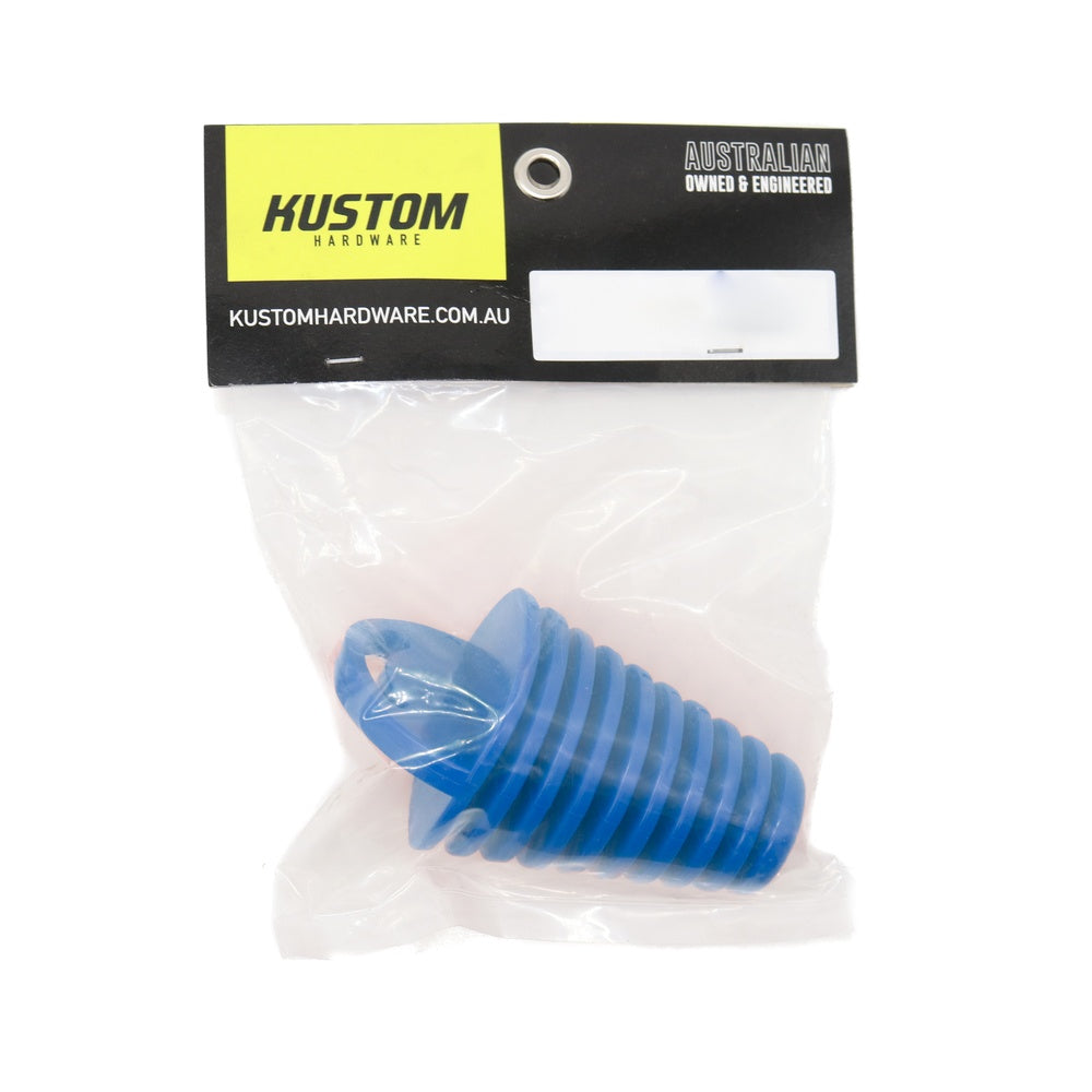 Extreme Racing Exhaust Plug Rubber Blue - 55mm
