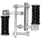 Kustom Hardware Square Swingarm Rear Pegs