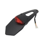 Kustom Hardware LED Taillight Extension with Number Plate Light - Red