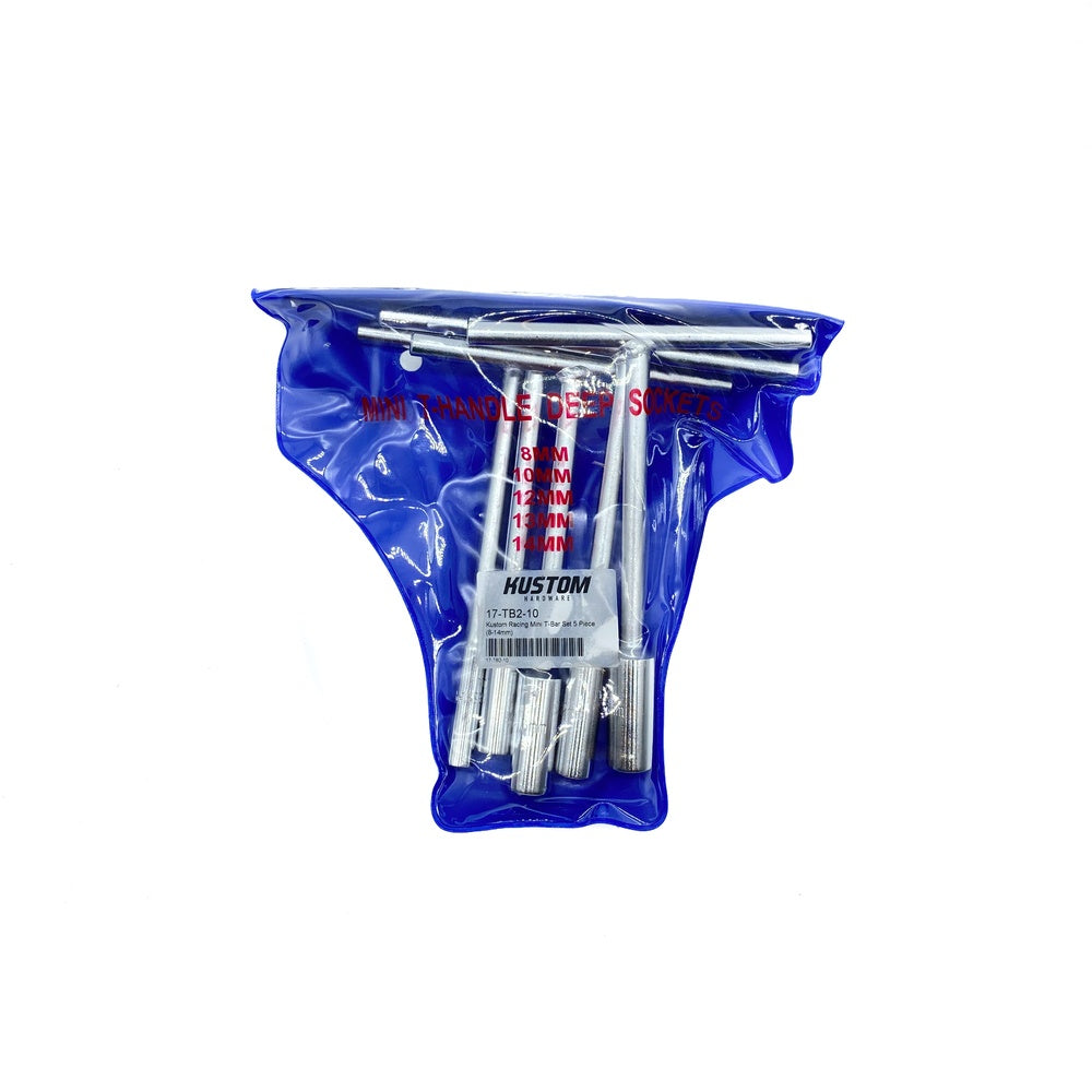 Extreme Racing Mini T-Bar Set 5 Piece (8-14mm)