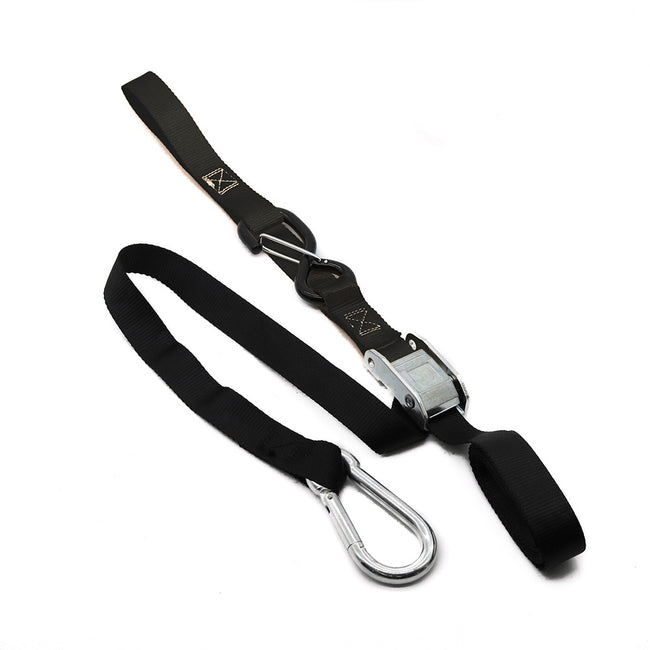 KMX Tie Down 25mm Snap Hook - Black/Black Soft Loop Main Image