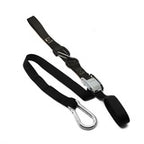 KMX Tie Down 25mm Snap Hook - Black/Black Soft Loop