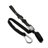 KMX Tie Down 25mm Snap Hook - Black/Black Soft Loop Hover Image