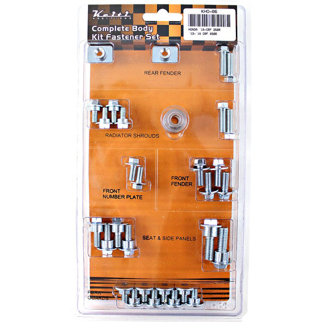 KEITI - COMPLETE BODY KIT FASTENER SET - HONDA (88-1KHO-06) Hover Image