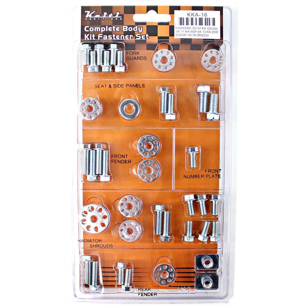 KEITI - COMPLETE BODY KIT FASTENER SET - KAWASAKI (88-1KKA-16)