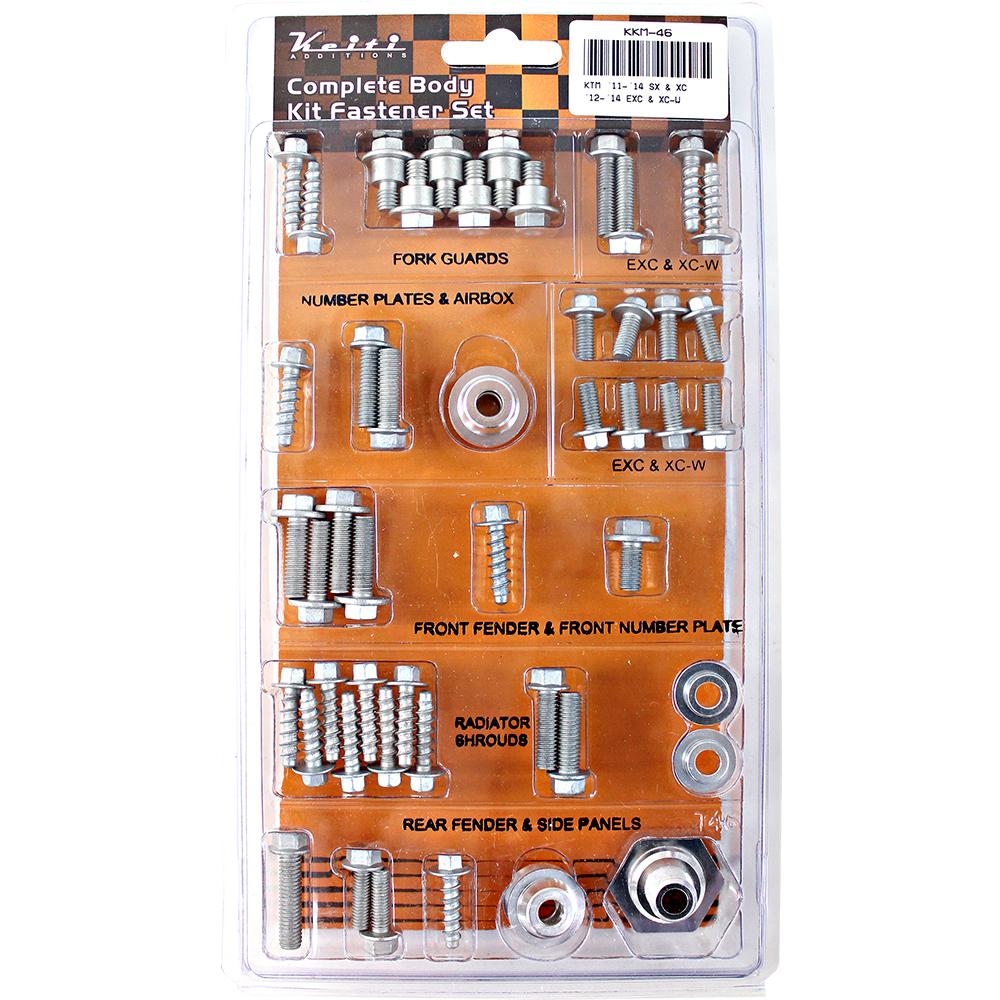 KEITI - COMPLETE BODY KIT FASTENER SET - KTM (88-1KKM-46)