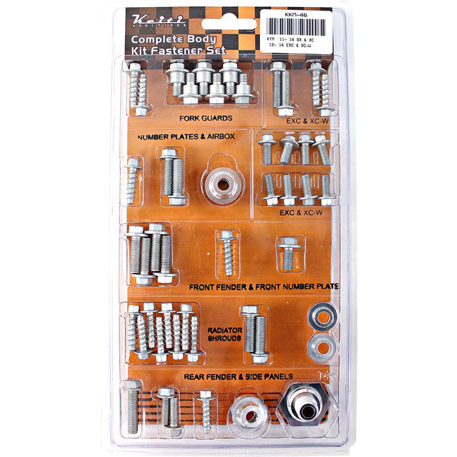 KEITI - COMPLETE BODY KIT FASTENER SET - KTM (88-1KKM-46) Hover Image