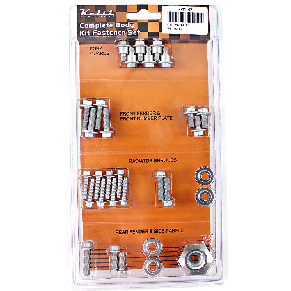 KEITI - COMPLETE BODY KIT FASTENER SET - KTM (88-1KKM-47)