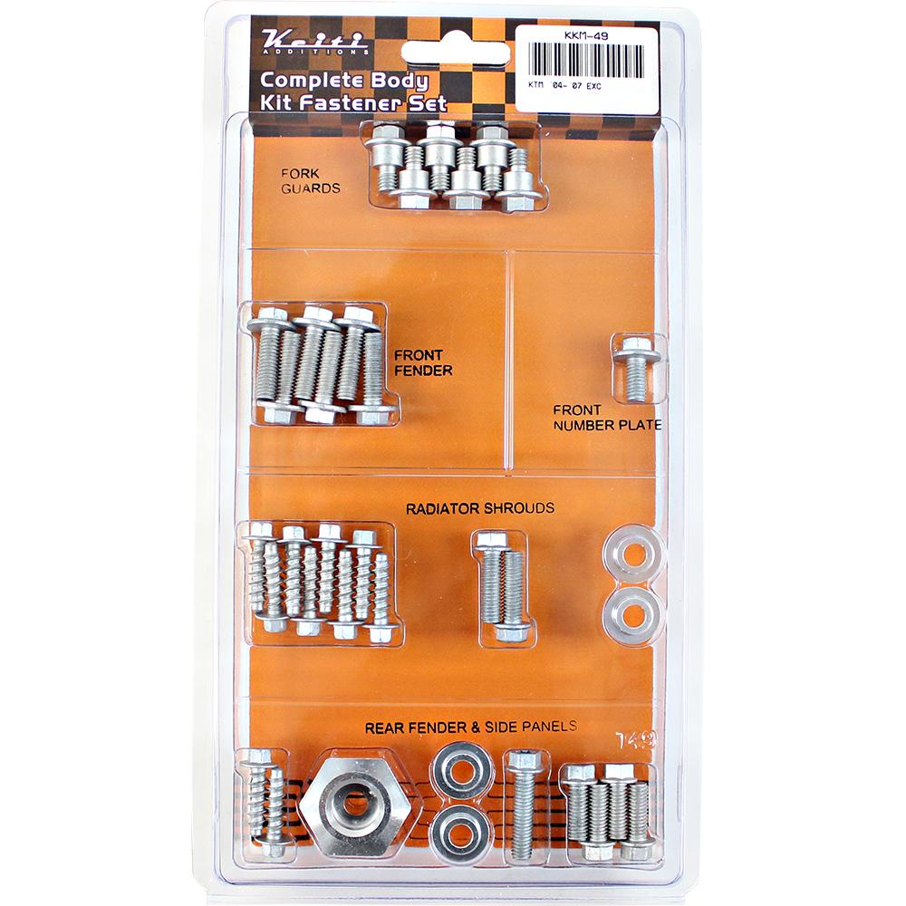 KEITI - COMPLETE BODY KIT FASTENER SET - KTM (88-1KKM-49)