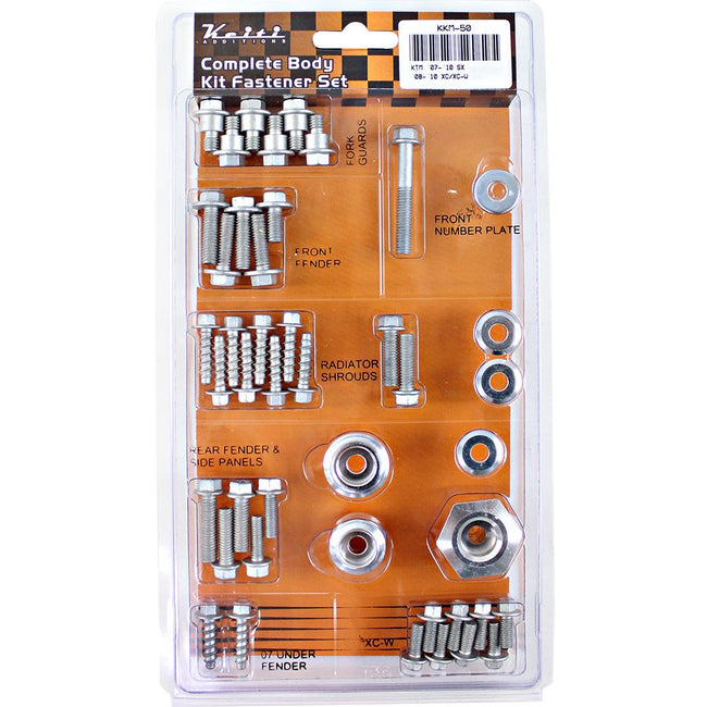 KEITI - COMPLETE BODY KIT FASTENER SET - KTM (88-1KKM-50) Hover Image