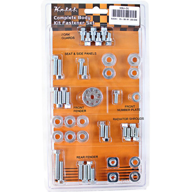 KEITI - COMPLETE BODY KIT FASTENER SET - SUZUKI (88-1KSU-31) Hover Image