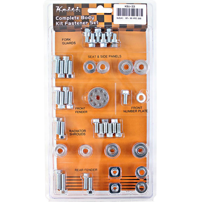 KEITI - COMPLETE BODY KIT FASTENER SET - SUZUKI (88-1KSU-33) Hover Image