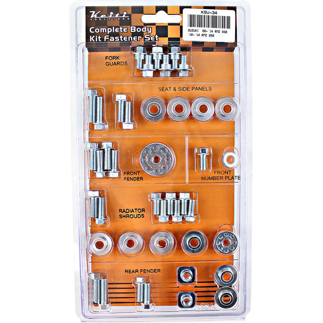 KEITI - COMPLETE BODY KIT FASTENER SET - SUZUKI (88-1KSU-34) Hover Image
