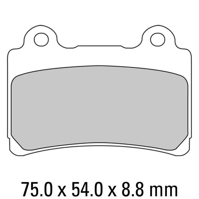 FERODO Disc Pad Set - FDB662 P Platinum Non Sintered Compound Hover Image