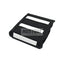 Kustom Hardware Seat Cover - Black w/ White Ribs